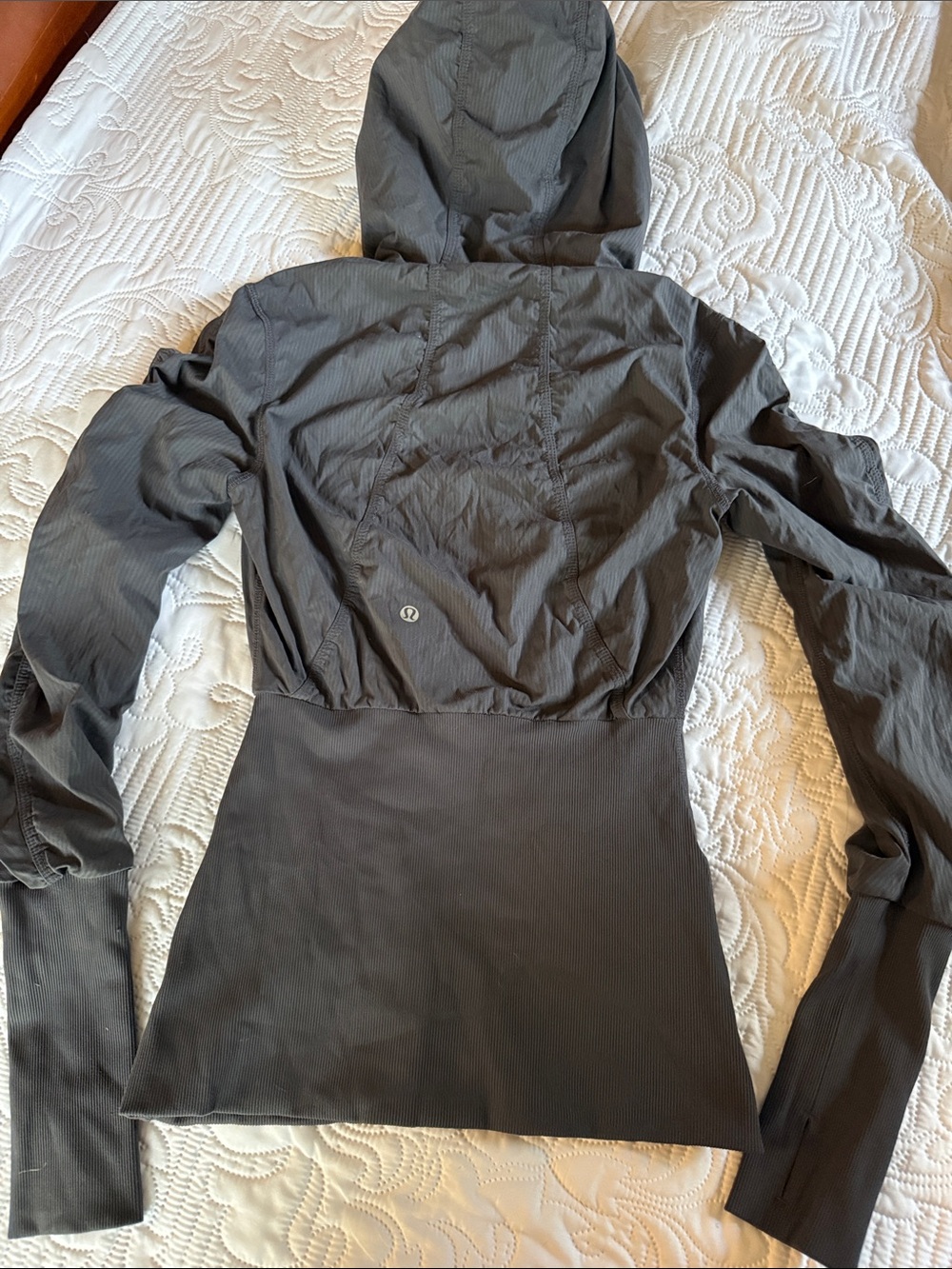 lululemon athletica Dark Gray Hooded Utility Jacket - Picture 5 of 6